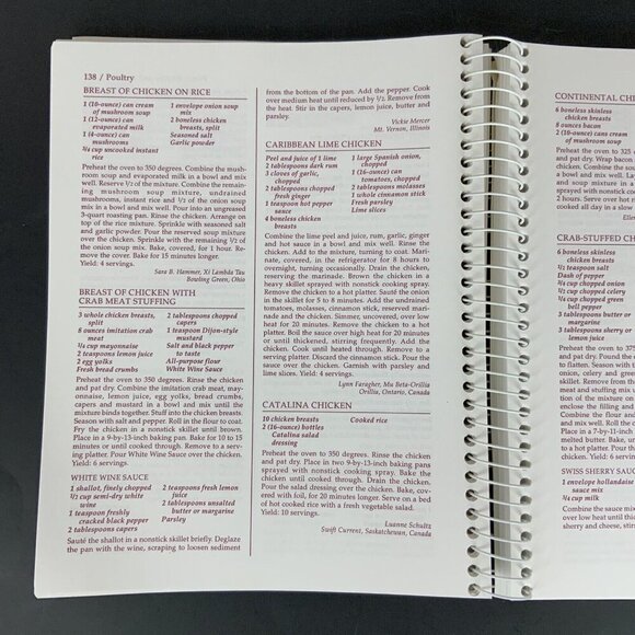 Lets Party Cookbook Beta Sigma Phi International 1996 Spiral Bound - Picture 9 of 16